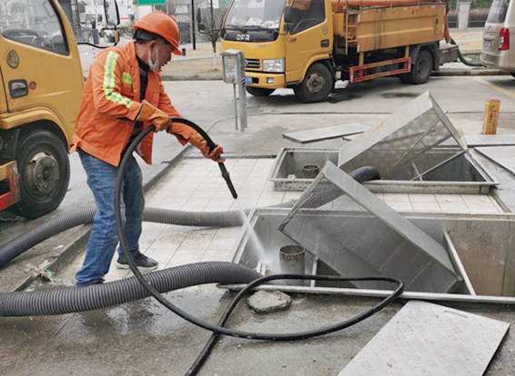 横林镇隔油池清理